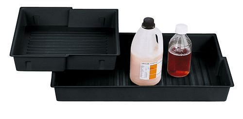 DENIOS Kunststoff-Polyethylen (PE) Einlegewanne für Auffangwanne Chemikalienschrank Comfort CS 104-A, Typ A, 207334