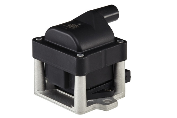 HELLA Zündspule, 12V, 6-polig, Verteilerzündspule, geschraubt, 5DA 358 000-711