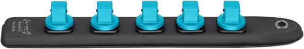 Hazet SmartRail, Vierkant hohl 12,5 mm (1/2 Zoll), Magnetische Unterseite, mit 5x 1 / 2 " Vierkantaufnahmen, 900SR-5