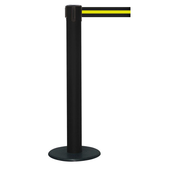 Stein HGS Personenleitsystem -P-Line Titan-, schwarz, schwarz/gelb/schwarz waagerecht (gestreift), mit Gurtendstück (Standard), 15688-0502