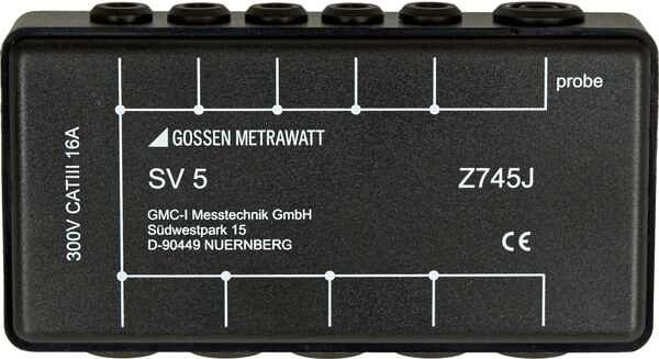Gossen Metrawatt Prüfsondenverteiler, gleichzeitige Messung, Z745J
