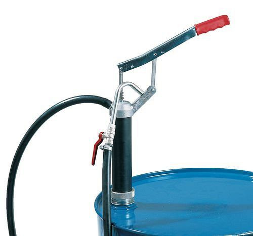 DENIOS Manuelle Hebelpumpe F 52 für Diesel und Heizöl, mit Kugelhahn, 117667