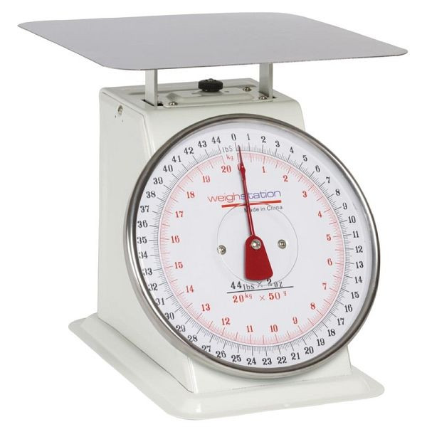 Vogue Plattform-Küchenwaage 20kg/50 g, großes, leicht ablesbares Display, F175