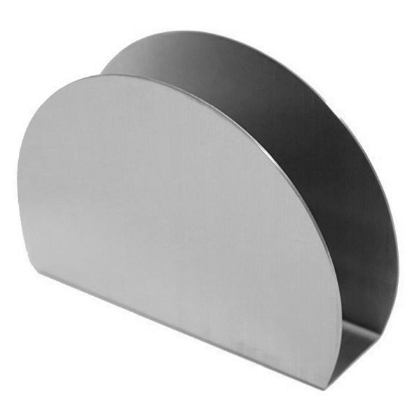 Stalgast Serviettenhalter, halbrund, aus Edelstahl, Höhe 87 mm, TT4415087