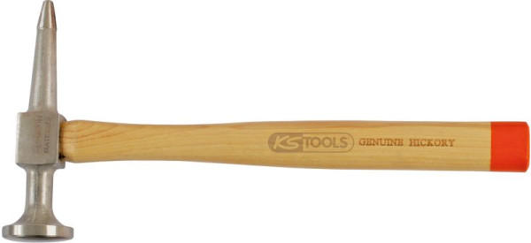 KS Tools Aluminium-Karosserie-Spitzhammer gewölbter Kopf, rund/spitz, 700.1489