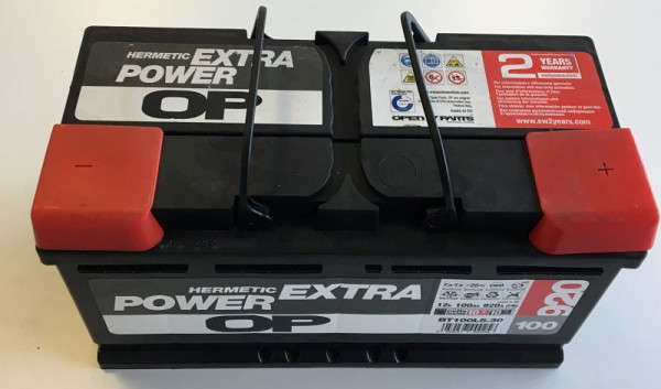 ELMAG Batterie 12 V-100Ah 'unbefüllt' für Stromerzeuger SEDSS 33 und 40, 9503053