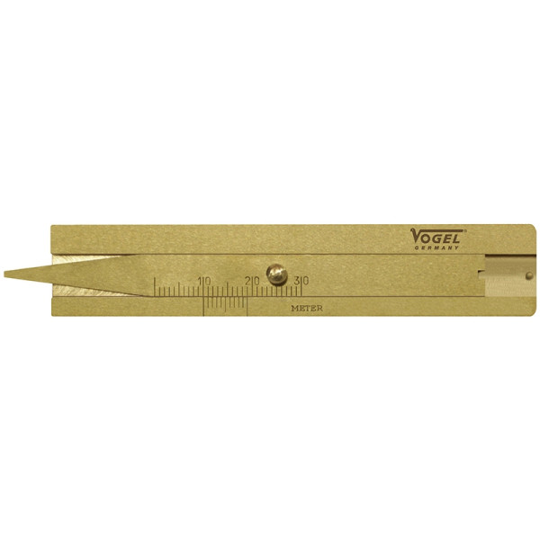 Vogel Germany Messing-Reifenprofil-Tiefenmaß, 30 mm, 214401