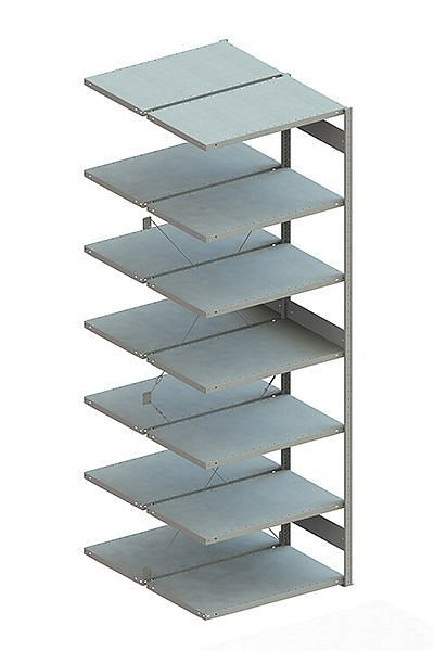 Meta CLIP 100 DAR 3000x1000x600 mm, RAL 7035, Bodenanzahl: 2 x 7, 20070685