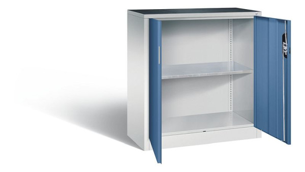 C+P Werkzeugschrank Acurado, H1000xB930xT400mm, Farbe: Lichtgrau / Fernblau, Muldengriff, 8820-000 S10289