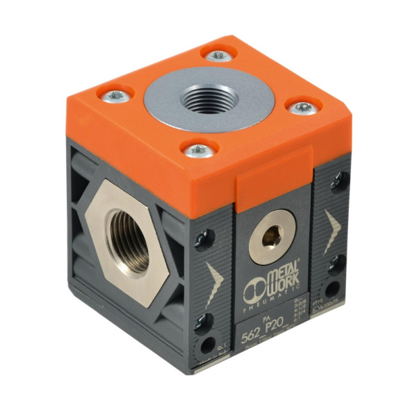 Metal Work Luftabnahme 4-Wege »SYNTESI«, BG1, ohne Buchsen, Abgänge 1xG 1/4, 3xG 1/8, 144893