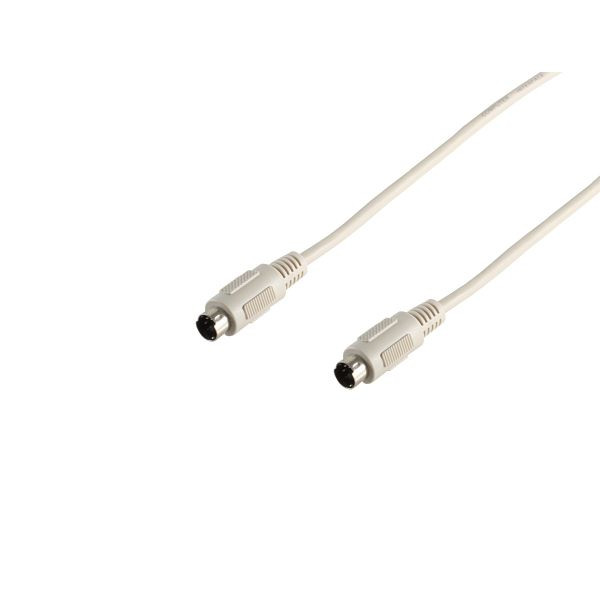 S-Conn PS2 Kabel, 2 x 6-pol MINI DIN-Stecker, 3,0m, 78107-3