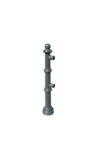 Schake Alu-Stilpoller Serie 495.01B, Endpfosten für Oberholm, 495_01B