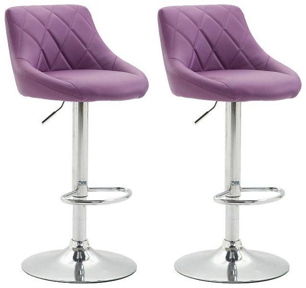 CLP Barhocker Lazio Kunstleder C, lila, VE: 2 Stück, 307024