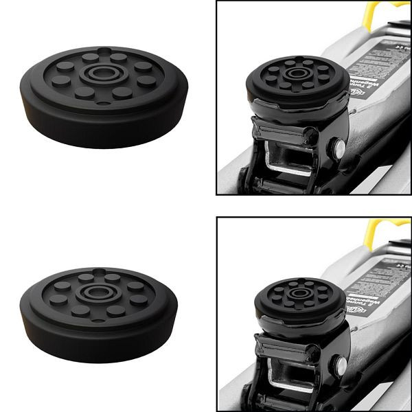 DEUBA Gummiauflage Wagenheber 2er-Set groß/klein, 993104