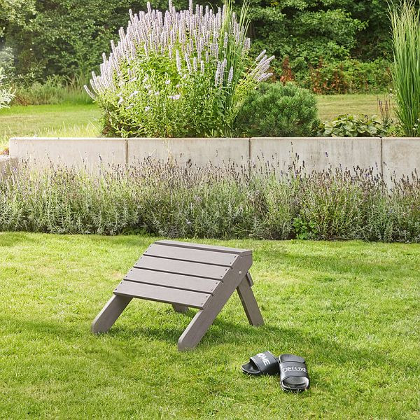 HOME DELUXE Hocker FAREA - Grau, 74760, 4058166441744
