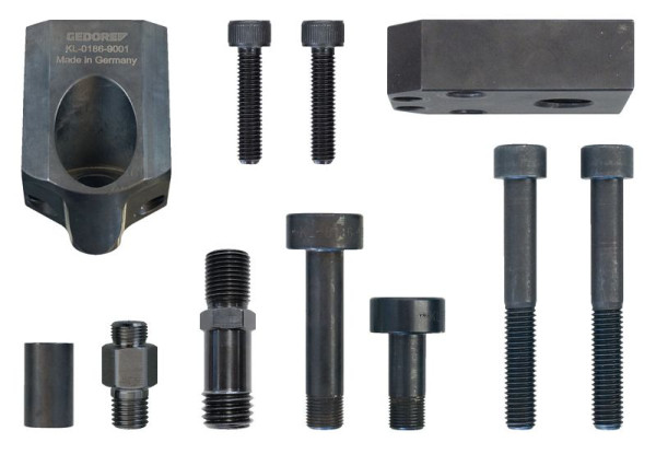 GEDORE KL-0186-903 Injektorenauszieher-Satz, Ergänzung zum pneumatischen Injektorenauszieher, 3461610