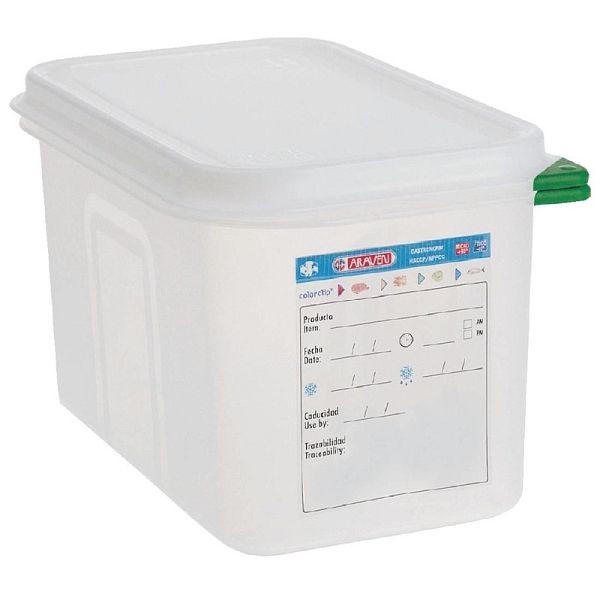 Araven GN1/4 Lebensmittelbehälter 4,3L, 20 cm, 4er Pack, T985