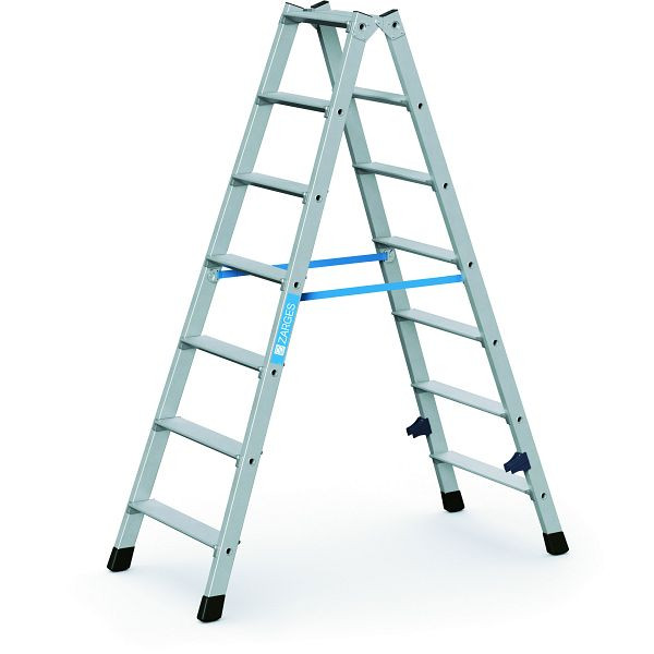 ZARGES Nova B - Stufen-Stehleiter 2 x 7 Stufen, 42467, 4003866424672