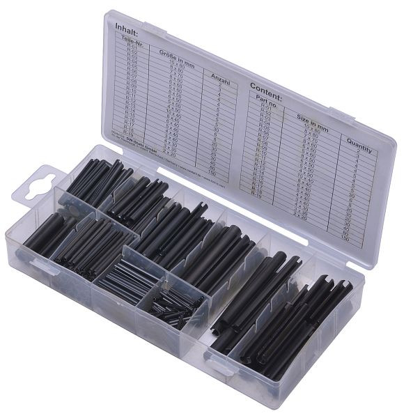 SW-Stahl Hohlsplint/Federstift-Sortiment, 450-teilig, S8054