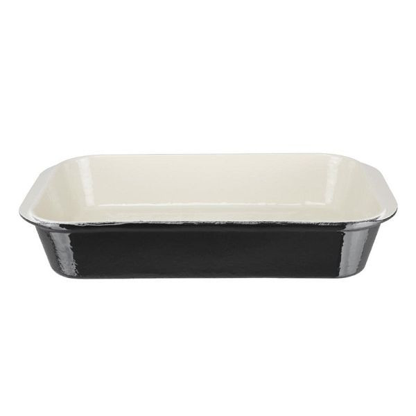 Vogue Auflaufform Gusseisen schwarz groß, U572, 5050984110252