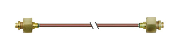 ELMAG Mischgas-Argon-Co2-Umfüllbogen ca. 1.000 mm, zur Befüllung von Kleinflaschenaus 10, 20 und 50 Liter Flaschen, 56121