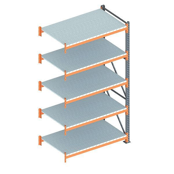 Meta Großfachregal AR 3300x1825x1100 mm, verzinkt/RAL 2001, 200188556