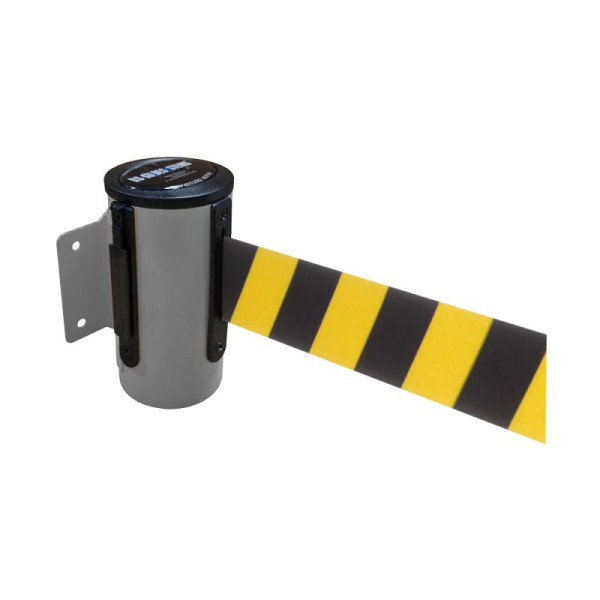 Stein HGS Wandgurtkassette -P-Line Utility-, anthrazit, schwarz/gelb diagonal (schraffiert), mit Sicherheitsverschluss (selbstlösend), 12846a-1703