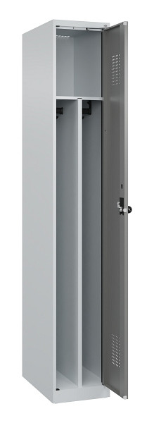 C+P Spind Evolo PLUS, 1 Abteil, 1850x300x500mm, 7035/0004, Verschluss Drehriegel, 049000-10F S10014