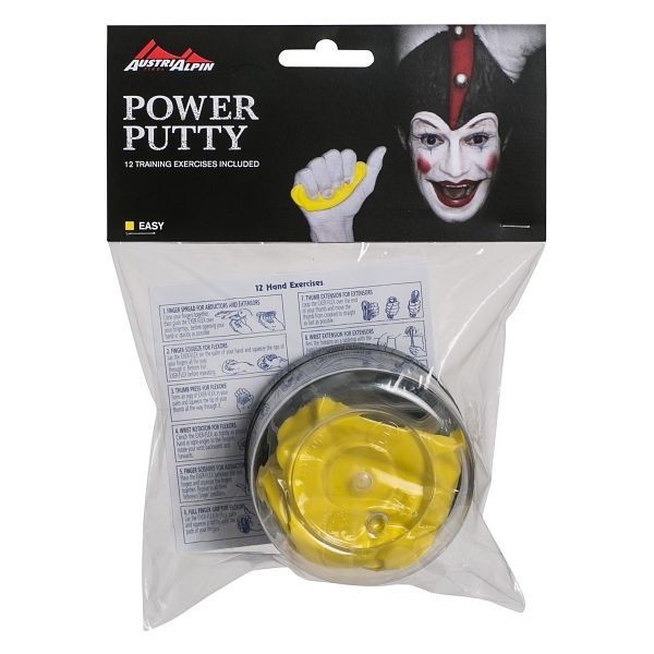 AustriAlpin POWER PUTTY Hand- und Fingertrainer leicht, gelb, RT01PP