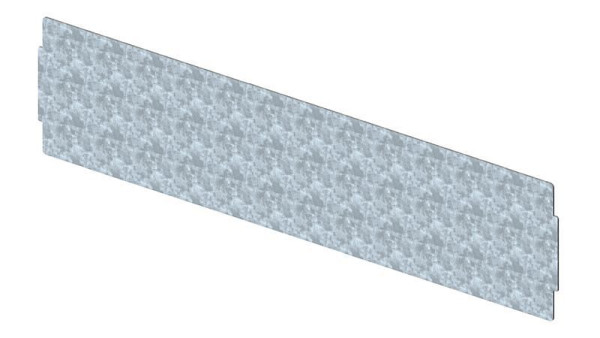 Meta Trennblech Typ 100/284, verzinkt, für CLIP Schublade, 20058458