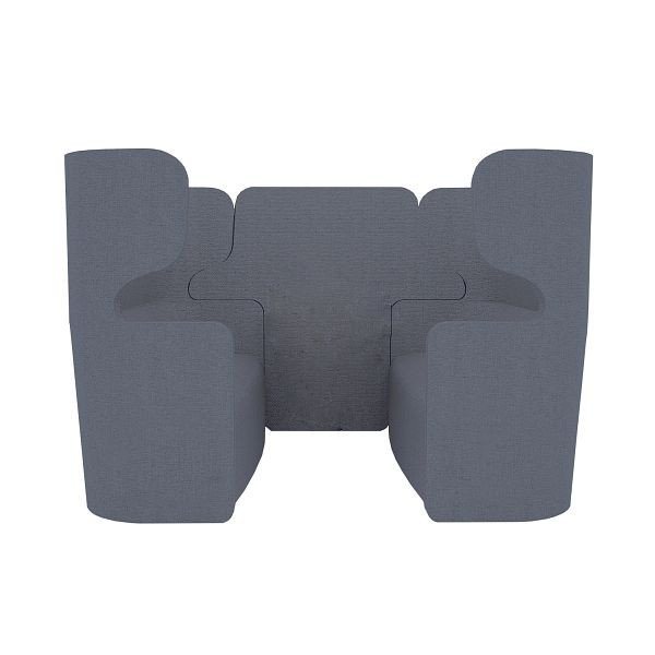 Bisley Raum in Raum Lösung Vivo, Viersitzer, Hohe Rückenlehne, NE0333 indigoblau, VIVH4XP.NE0333