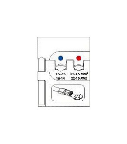GEDORE Modul-Einsatz für isolierte Kabelschuhe, 0,5-2,5, 1830562