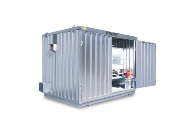 SÄBU SAFE Tank 1000 KTC ALG, (Außenaufstellung), verzinkt, montiert, 3.050 x 2.170 x 2.350 mm, F183820301