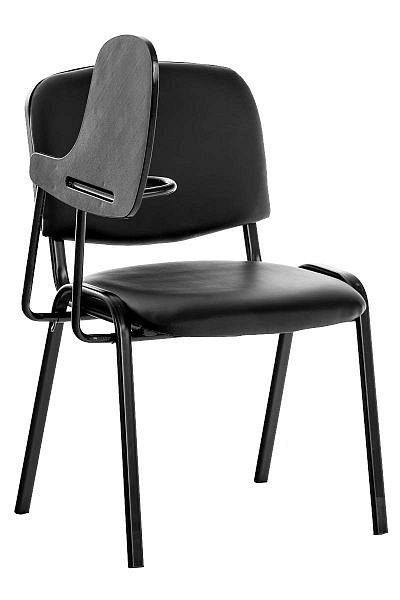 CLP Stuhl Ken mit Klapptisch Kunstleder, schwarz, 191897501