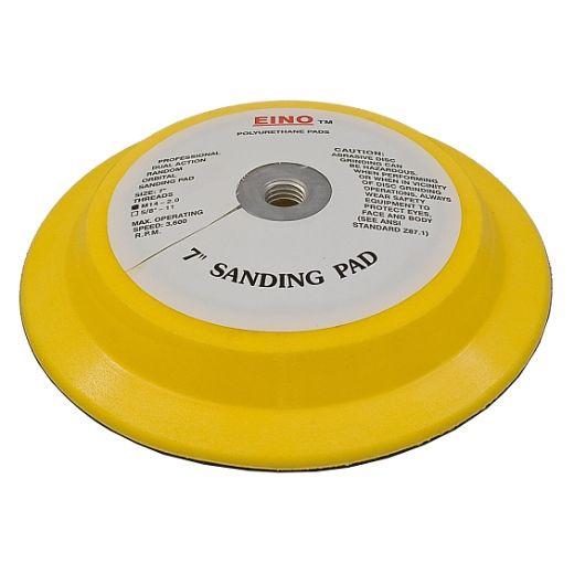 ELMAG Schleifteller Ø 125 mm, ungelocht, Klett/Velcro, 5/16' Aufnahme für EPS 441, 44853