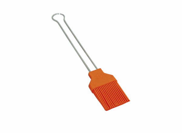 Schneider Silikon-Pinsel 42 mm orange, mit Edelstahlstiel, 5-reihig, 200312