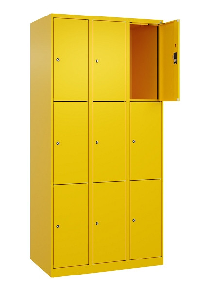 C+P Schließfachschrank Evolo PLUS, 9 Fächer, 1850x900x500mm, 1023/1023, 049000-303 S10022