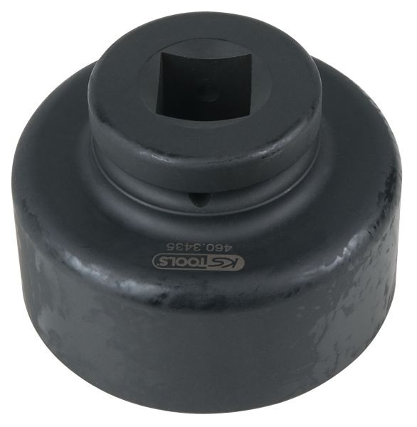 KS Tools 1" Achsmuttern-Schlüssel, 8-kant, kurz, 90 mm, 460.3435