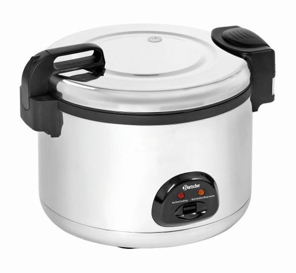 Bartscher Reiskocher 12 l, Produktionsmenge Reis: 40-60 Portionen, 150529, 4015613666396