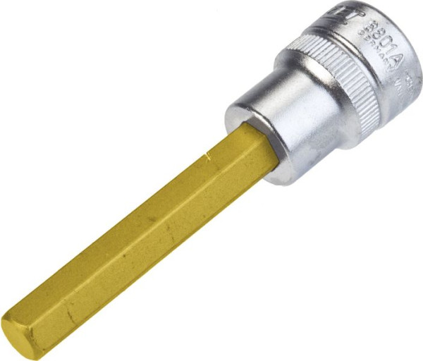Hazet Schraubendreher-Steckschlüsseleinsatz, Vierkant hohl 10 mm (3/8 Zoll), Innen-Sechskant Profil, 5/16 ", 8801A-5/16
