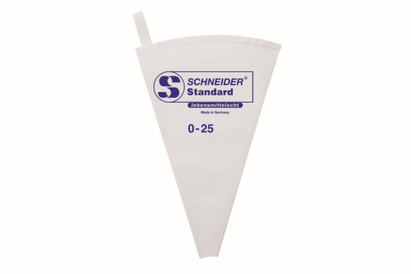 Schneider Spritzbeutel, 0-25 cm, "Standard" in blau, verschweißt, 350170