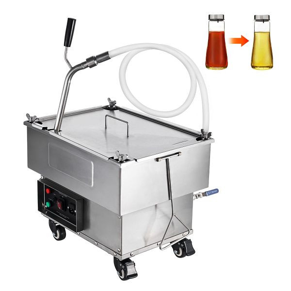 VEVOR Mobiler Fritteusenfilter, 18 L ÖlTankkapazität, Ölfiltrationssystem mit 10 L/min Ölfiltrationsgeschwindigkeit, ZYGLQWBXG18LHK57KV2