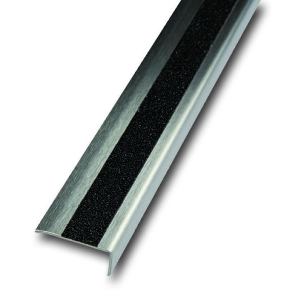 Stein HGS Antirutsch-Treppenkantenprofil, 3000 mm, schwarz, Winkelmaß: 40 x 20 mm, 36017-01