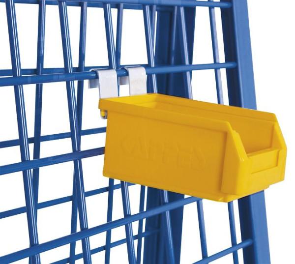 VARIOfit Materialkiste, Außenmaße: 160 x 105 x 75 mm, zur Montage am Werkstückwagen, fk-105.001