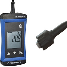 Greisinger O2-Analyser / Sauerstoff-Messgerät G 1690-MAX-CAN, Sensor in Dose, 482955