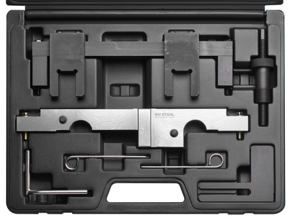 SW-Stahl Motor Einstellwerkzeugsatz, BMW, für Benzinmotoren 1.6l / 1.8l / 2.0l mit Motorcode N43, 26114L