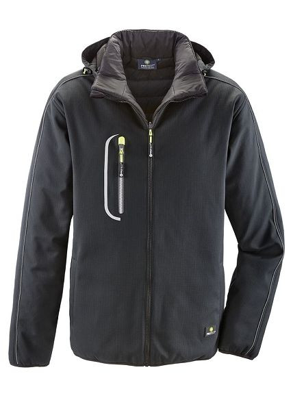 4PROTECT Winter-Softshelljacke KNOXVILLE, schwarz, Größe: XXL, 3387-XXL