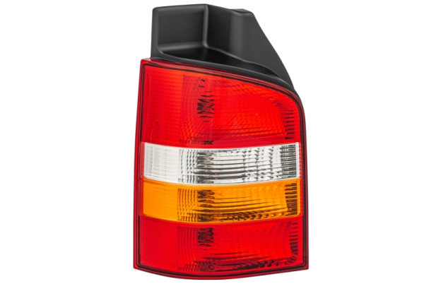HELLA Heckleuchte, Glühlampe, gelb/glasklar/rot, für u.a. VW T5 (7HB,7HJ,7EB,7EJ,7EF,7EG,7HF,7EC), ECE, links, 2SK 008 579-091