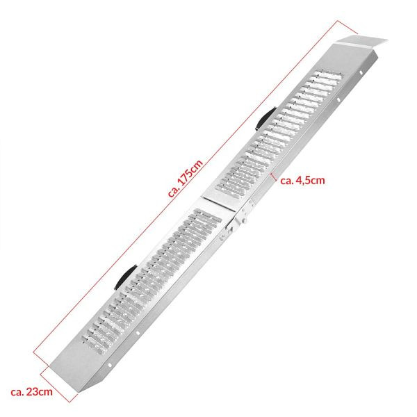 monzana Auffahrrampe 2er-Set 400kg klappbar, 108532, 4251776906331