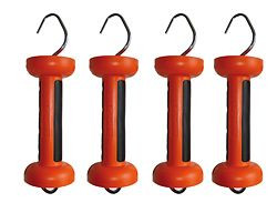 Gallagher Torgriff Soft Touch Orange Standard (Edelstahl) 4er Pack, VE: 4 Stück, 055722